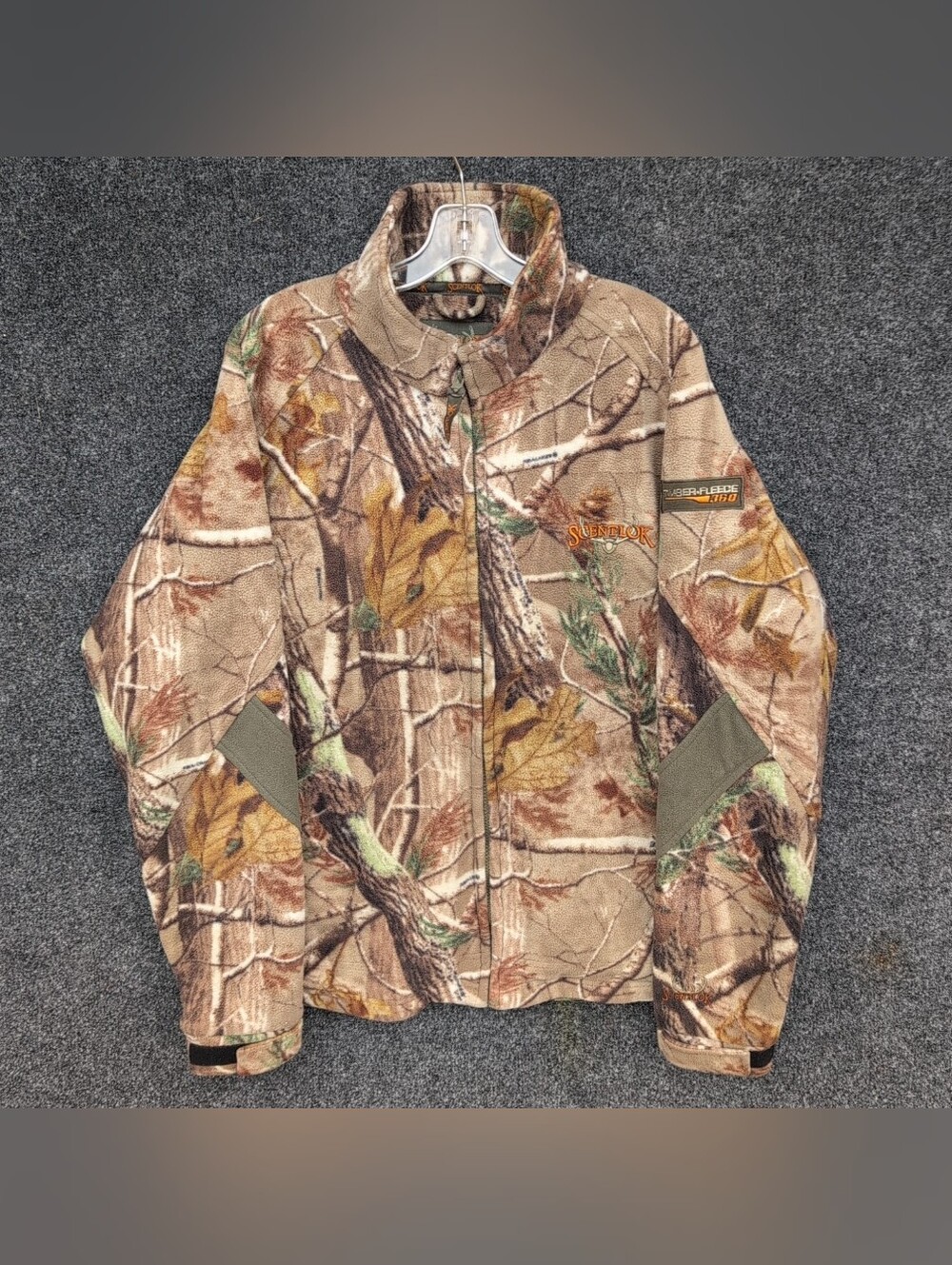 Scentlok Jacket Mens Large Timber Fleece 360 Camouflage Coat Saddle Hunting
